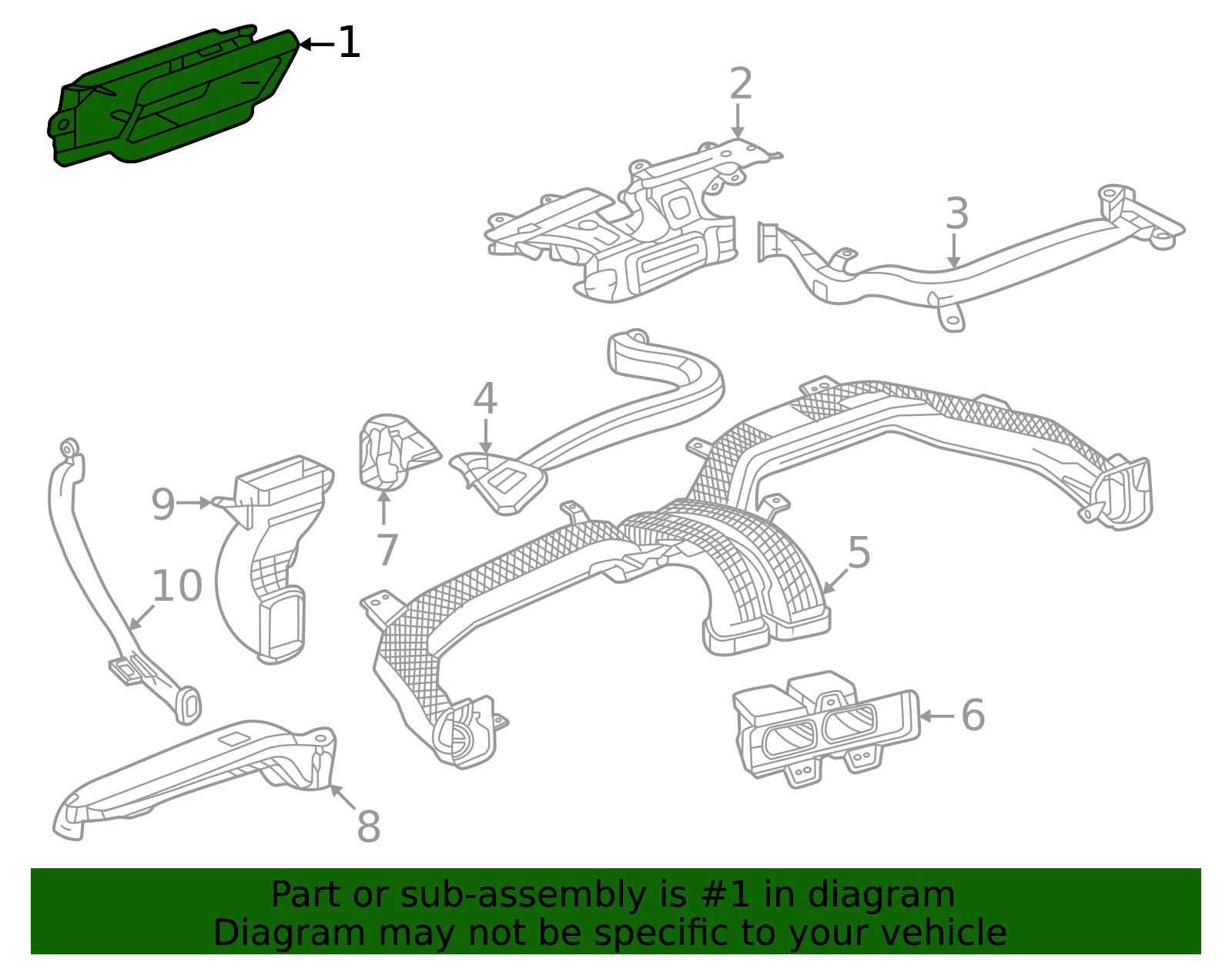 86538664 - High-Quality Intake Duct for 2024-2026 GM | AutoNation Parts