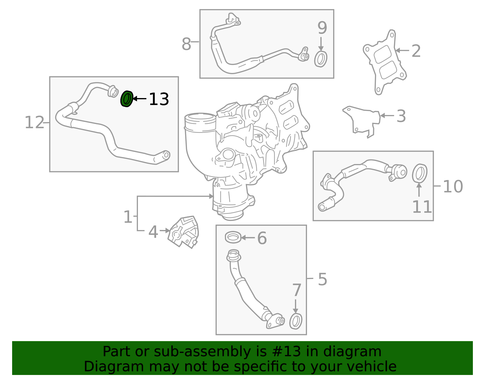 Engine Coolant Pipe O-Ring - Porsche (WHT-006-114)