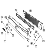 5182267AA - Doors, Door Mirrors and Related Parts: Anti-rattle Disc Silencer for Mopar Image