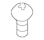 91504SR2000YP - Body: Rail Cover Retainer Clip for Honda: Odyssey Image