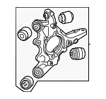 2953500700 - : Knuckle for Mercedes-Benz Image