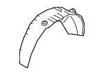 86821S8000 - : Wheelhouse Liner for Hyundai: Palisade Image