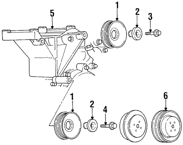 53002905AC - Cooling System: Accessory Drive Belt Idler Pulley for Mopar Image