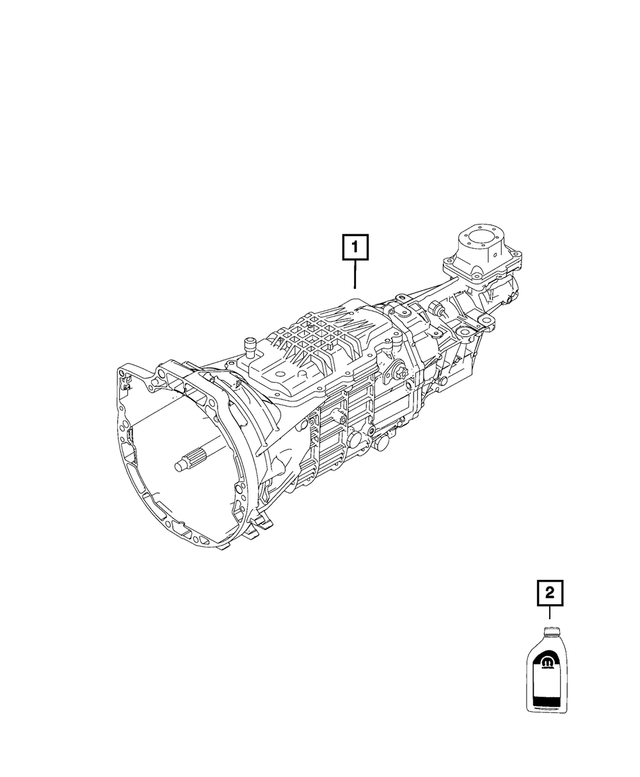 68318838AA - P66M-D; 6-Speed; Manual Transmission: 6 Speed Transmission for Mopar Image