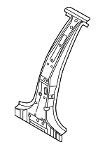 4K8810073D - Body: Center Pillar for Audi Image
