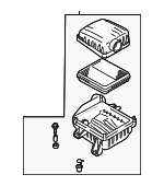 1370068D02 - Engine: Air Cleaner Assembly for Suzuki: Grand Vitara, Vitara Image