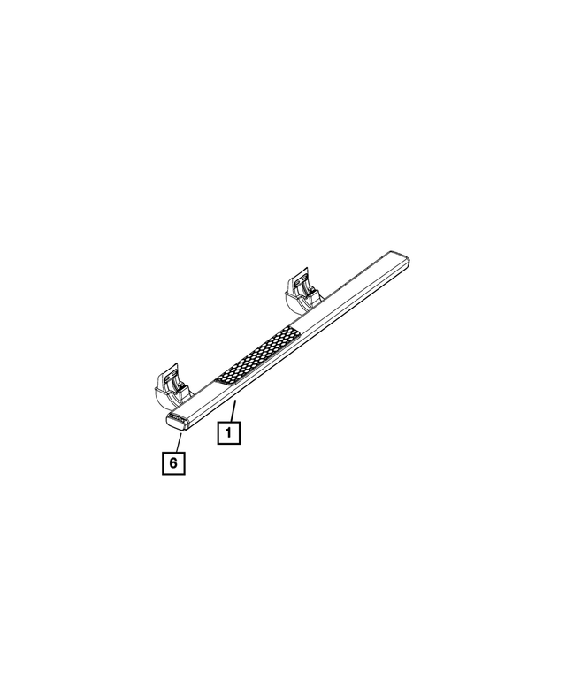 52122364AA - Exterior Ornamentation: Seat Adjuster End Cap for Mopar Image
