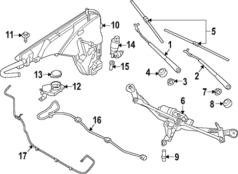 Wiper & Washer Components for 2023 BMW XM #0