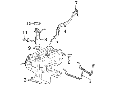 Hardware, Fasteners & Fittings for 2005 Saturn Vue #0