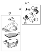 6510268AA - Fuel: Clamp for Dodge: Durango | Jeep: Grand Cherokee, Wrangler, Wrangler JK Image