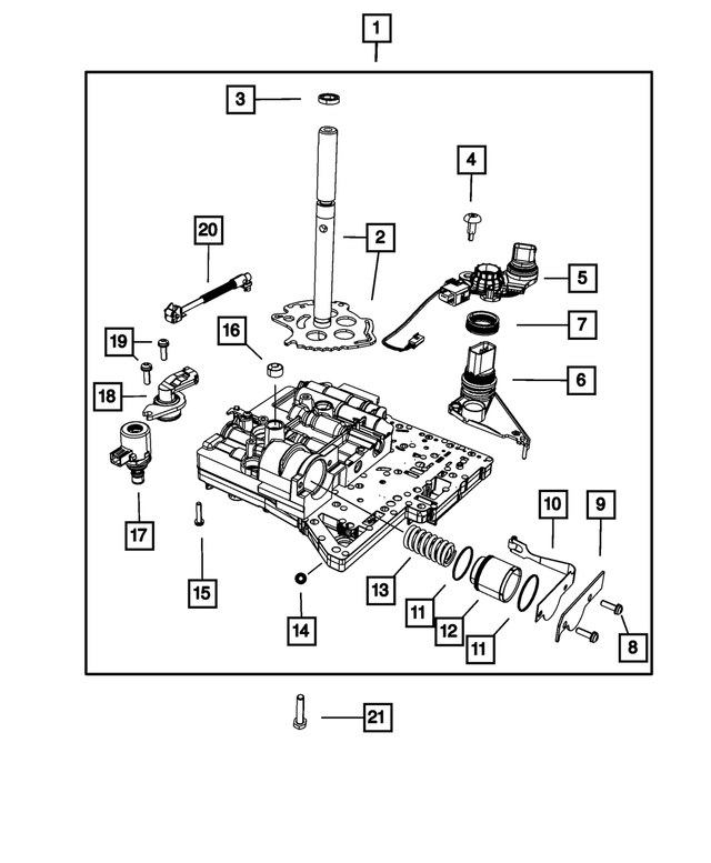 « R8051192AA – 4-Speed; Automatic VLP Transaxle : Transmission Trs Bloc Hydraulique, Refabriqué pour Mopar Image »