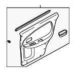 3K2NA68520W4 - : Door Trim Panel for Kia: Spectra Image