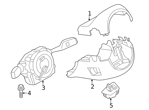 Shroud, Switches & Levers for 2016 BMW 640i xDrive #0