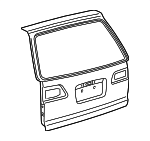 6700508031 - Body: Lift Gate for Toyota: Sienna Image