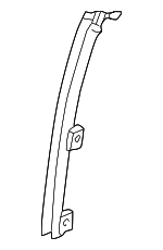 72731S5A003 - : 2001-2005 Honda Civic - Sash R Rear Door Center for Honda: Civic Image