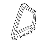 73441S5DA01 - Body: Weatherstrip for Honda: Civic Image