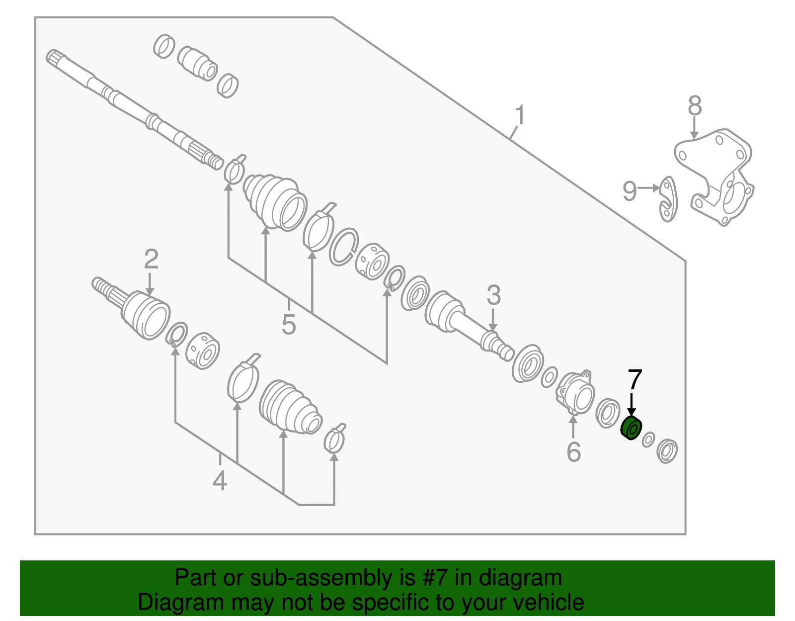 ヒナ 2013-2024 Nissan Bearing 39774-3JA1A | OEM Parts Online