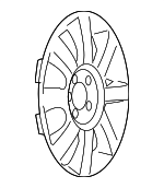 9597325 - : Sterling Silver Wheel Cover for GM Image