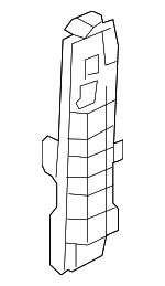 17107524912 - Cooling System: Upper Bracket for BMW: 1 Series M, 128i, 135i, 135is, 325i, 325xi, 328i, 328i xDrive, 328xi, 330i, 330xi, 335d, 335i, 335i xDrive, 335is, 335xi, M3, X1, Z4 Image