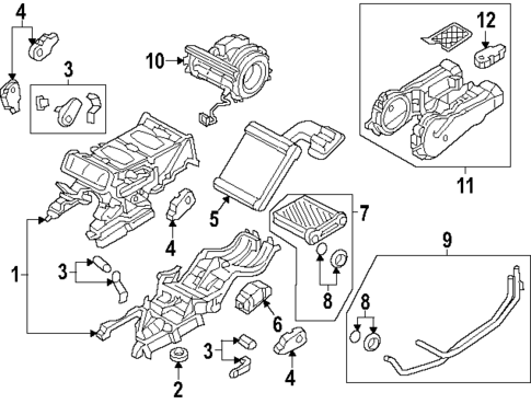 Rear Evaporator for 2025 Audi Q7 #0