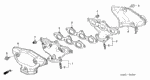 90015PT0J00 - Engine: BOLT-WASHER (8X14) for Acura Image