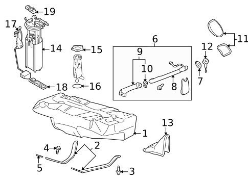 Hardware, Fasteners & Fittings for 2000 Cadillac Seville #0