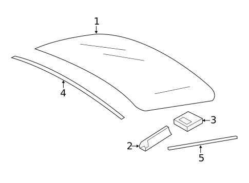 Glass - Lift Gate for 2017 BMW 430i xDrive Gran Coupe #0