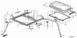 70057SNAA00 - Interior/Bumper: CLIP, SUNROOF DRAIN TUBE for Honda Image