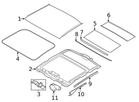 Sunroof for 2014 BMW M6 #0