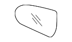 87621H9020 - Body: Mirror Glass for Hyundai: Accent Image