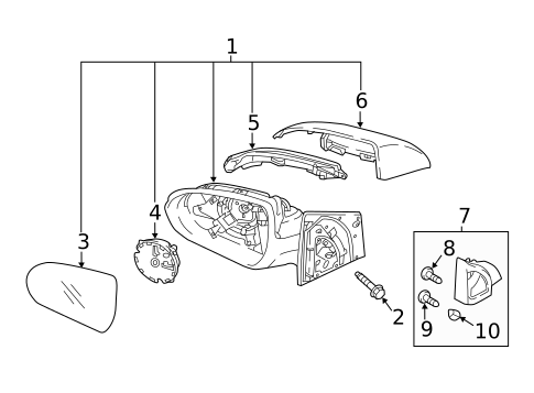 Outside Mirrors for 2018 Hyundai Accent #0