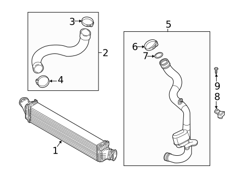 Radiators, Coolers & Related Components for 2021 Audi A7 Sportback #5