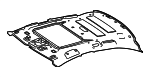 29069073017M85 - Body: Headliner for Mercedes-Benz Image