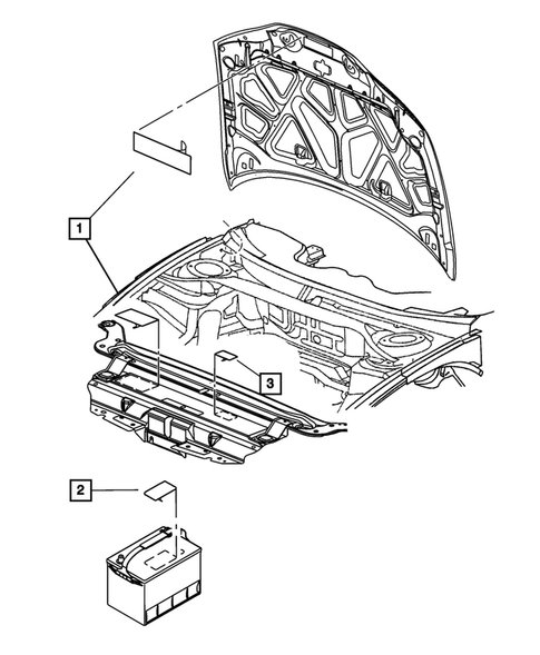 Under Hood for 2008 Dodge Charger #0