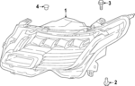451123631 - : Headlamp Assembly for Land-Rover Image