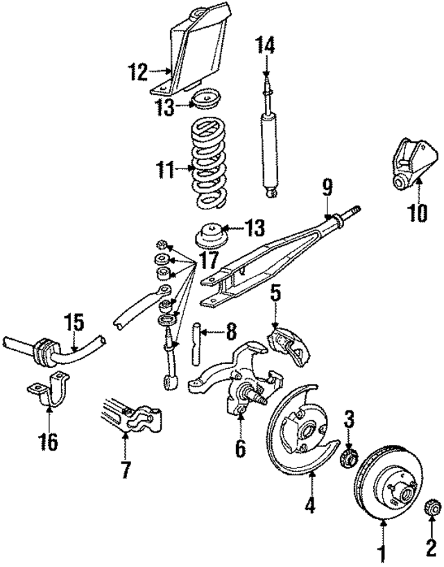 E7UZ2K004A - Brakes: Shield for Ford: E-150 Econoline, E-250 Econoline, E-250 Econoline Club Wagon, E-350 Econoline, E-350 Econoline Club Wagon Image