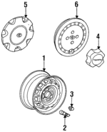 426111642003 - Suspension: Wheel for Toyota: Tercel Image