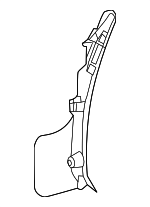19069005258T92 - Body: Lower Pillar Trim for Mercedes-Benz Image