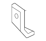 86635F2100 - : Impact Bar Lower Bracket for Hyundai: Elantra Image