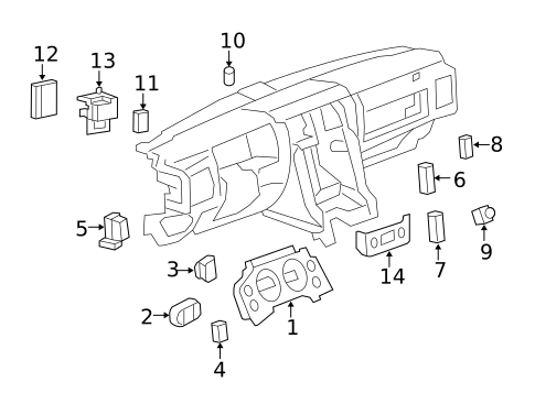 Controls for 2008 Hummer H2 #0