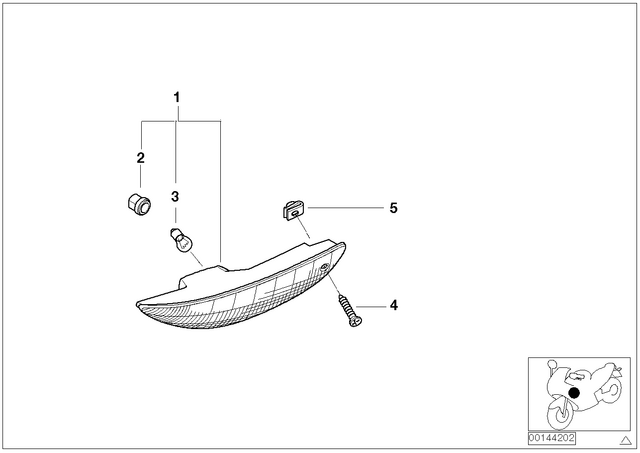 63137678005 - : Front Left Turn Indicator for BMW-Motorrad Image