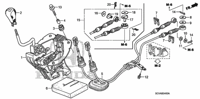 Shift Lever for 2007 Honda Element #0