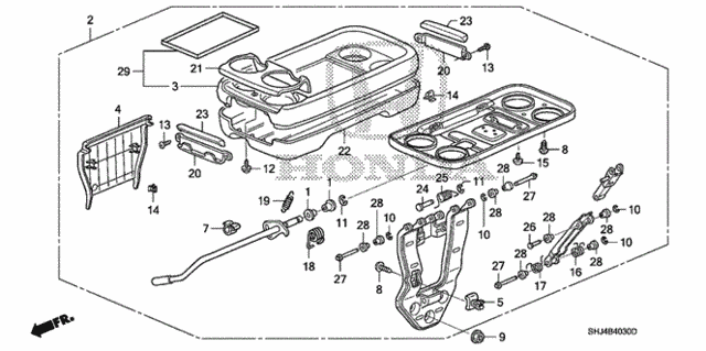 Center Table for 2008 Honda Odyssey #0