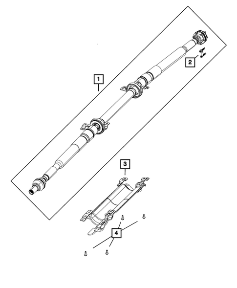 Drive Shaft for 2018 Jeep Cherokee #0