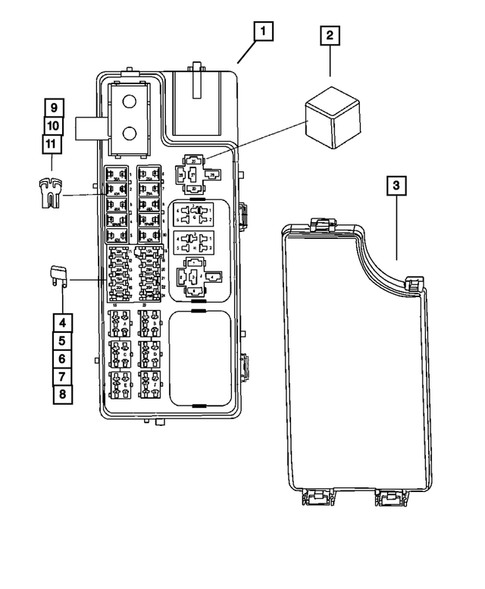 Relays for 2007 Jeep Patriot #0