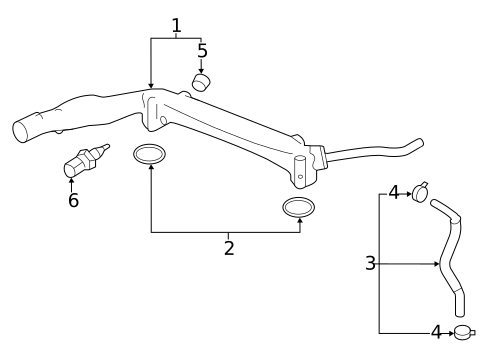 Hoses & Pipes for 2011 Subaru Impreza #0