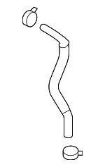 72411AG001 - HVAC: HVAC Heater Hose for Subaru: Forester, Impreza Image