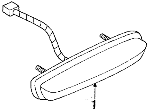 High Mount Lamps for 1993 Saturn SC1 #0