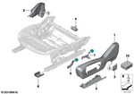 52105A6E141 - Seats: Trim, Seat Outer Left for Mini: Cooper C, Cooper S, Countryman SE ALL4, JCW Image image