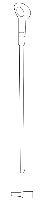 266113C101 - Engine: Dipstick for Hyundai Image